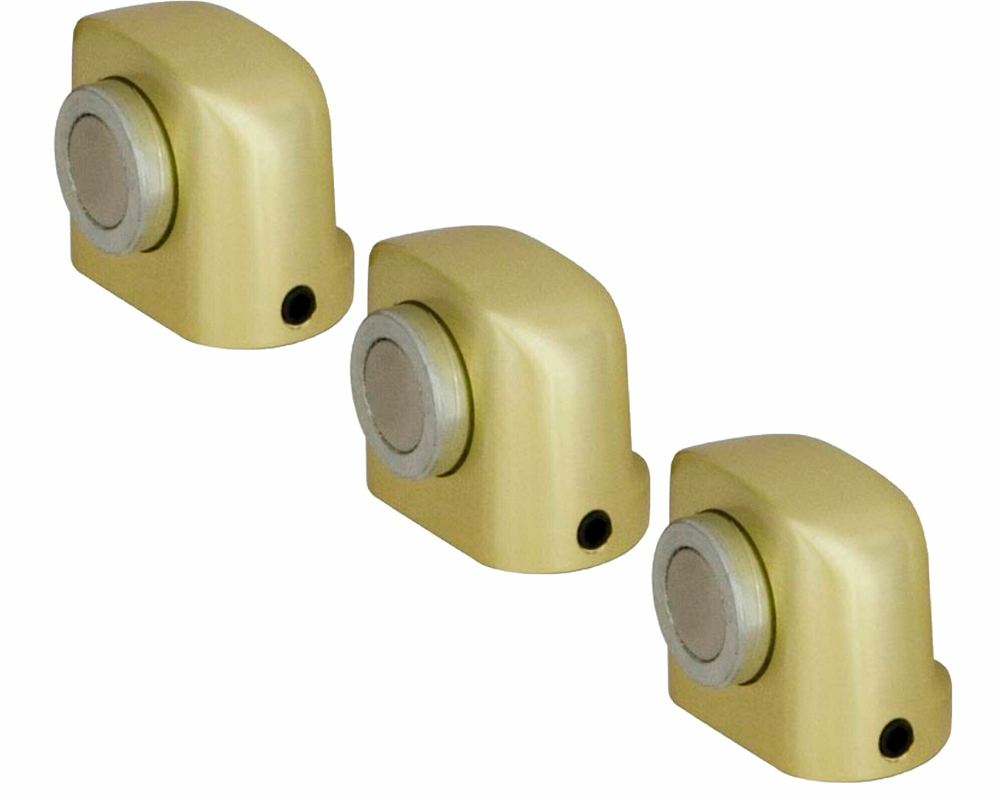 Упор дверной Armadillo магнитный MDS-003ZA SG Матовое золото (комплект 3 штуки)