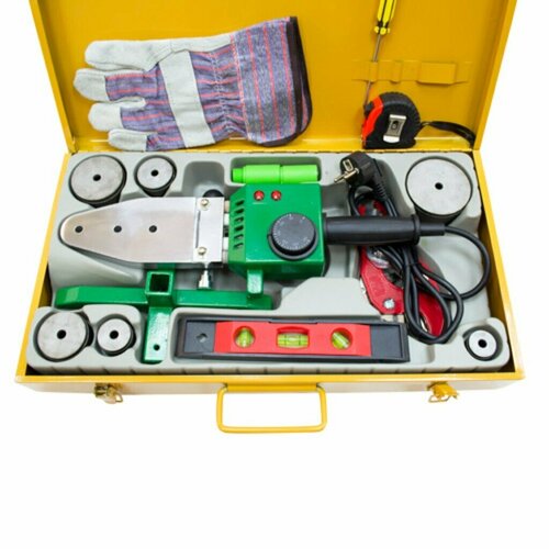 Аппарат для сварки пластика 1500 Вт 20-63 мм металлический кейс MeerPlast CA-009CN-008B-63M 623800₽