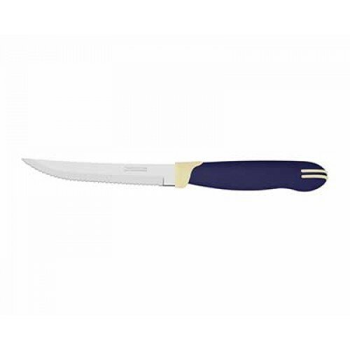 Ножи для стейков TRAMONTINA Multicolor 2шт. 11,3см син./бел. в блистере