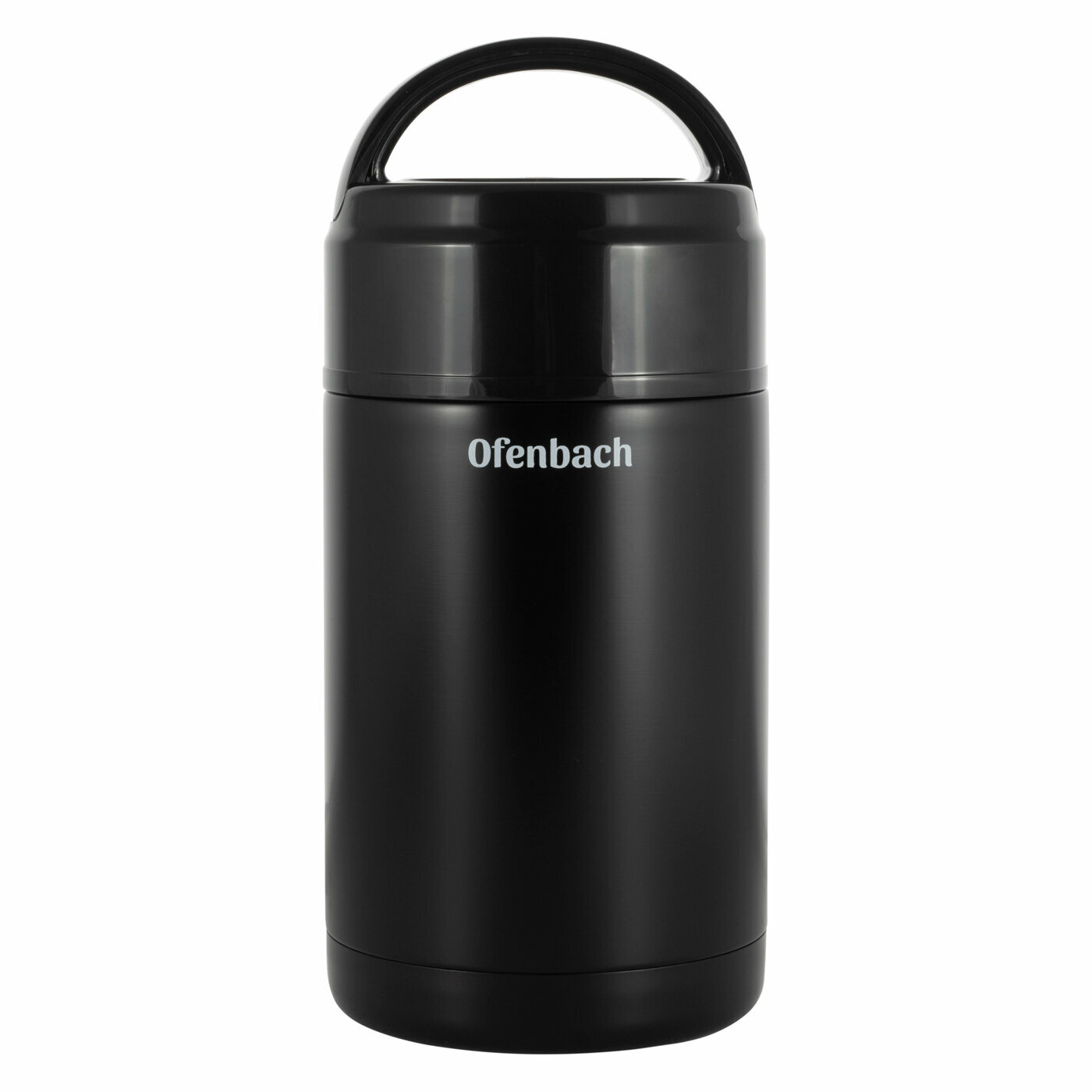 Термос для еды 1000 мл. из нержавеющей стали Ofenbach NB 101303 (черный)