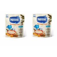 Каша молочная Nestle гречневая с курагой с 6 месяцев 200 г 2 шт