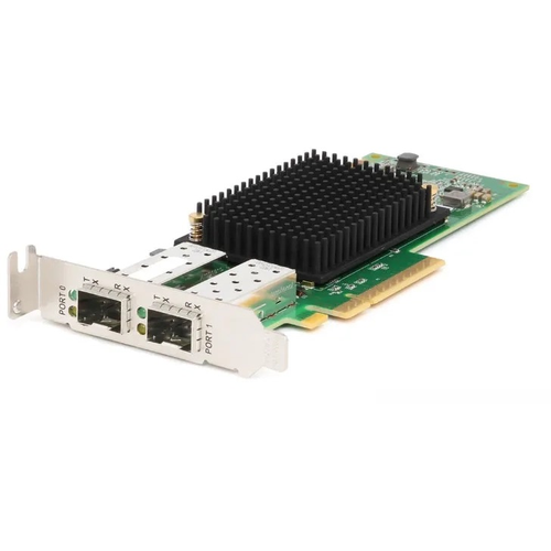 Контроллер DELL Emulex LPe35002 Dual Port FC32 Fibre Channel HBA, PCIe Low Profile V2, Customer Kit (including FC32 trancievers) (540-BDPW) кронштейн dell 575 bbmt для e series 2017 monitors customer kit