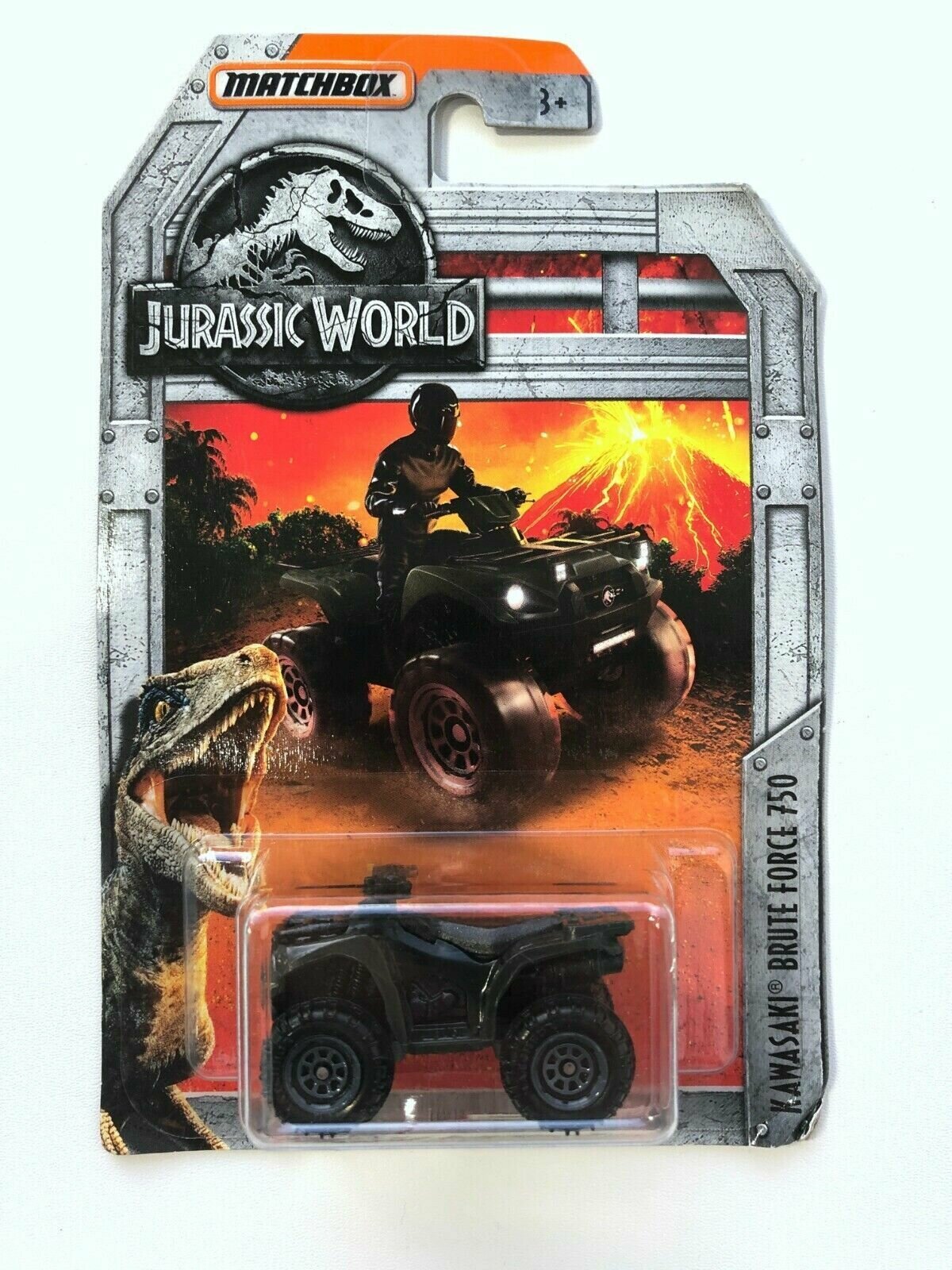 Машинка MATCHBOX Jurassic World KAWASAKI BRUTE FORCE 750 Mattel FMX13