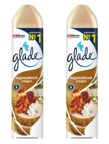 Glade Освежитель воздуха Индонезийский Сандал300 мл2 шт