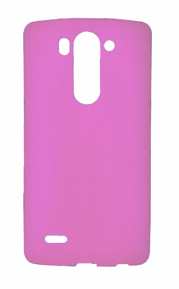 Накладка силиконовая для LG G3 mini / G3 S матовая розовая