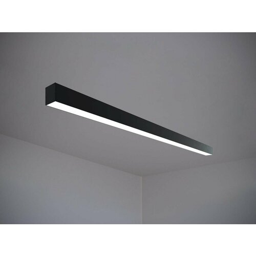 Модный свет Линейный накладной светильник MODALINE N55 1,5м 33Вт 3000K чёрный