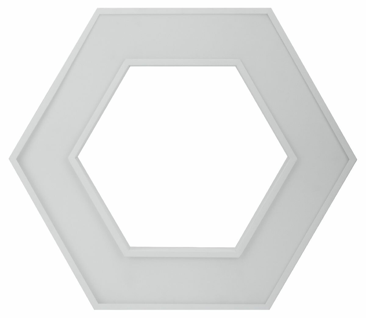 Подвесной светильник LED Geometria Hexagon Эра SPO-124-W-40K-051 51Вт 4000К 800*800*80 драйвер внутри (Б0058882) - фото №6