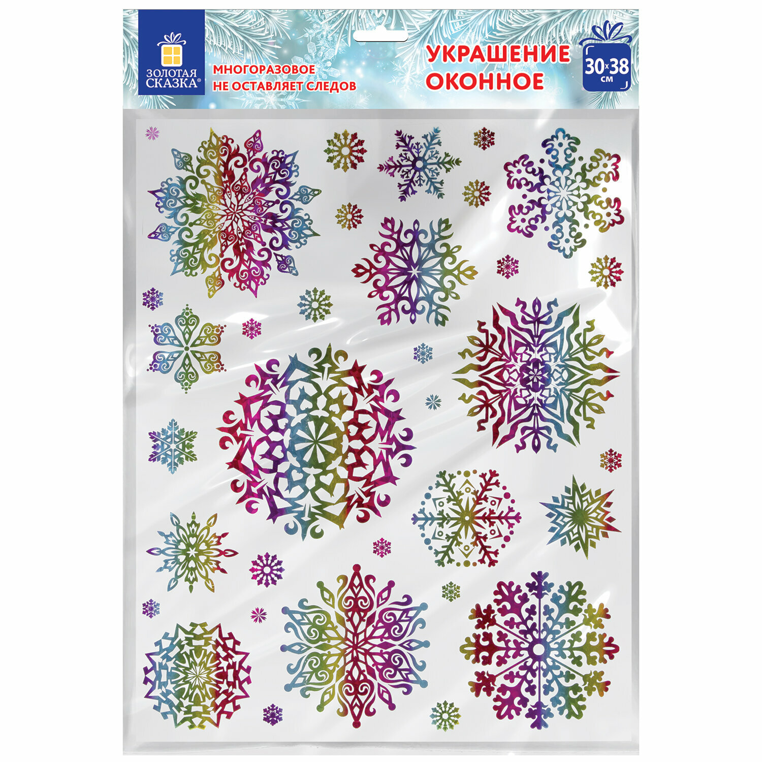 Наклейка золотая сказка 591929 комплект 4 шт.