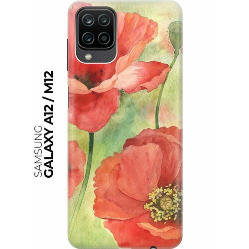 RE: PA Чехол - накладка ArtColor для Samsung Galaxy A12 с принтом Алые маки re pa чехол накладка artcolor для samsung galaxy a52 с принтом алые маки