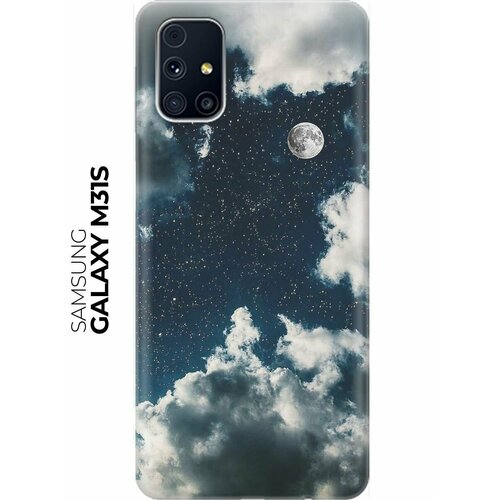 RE: PA Накладка Transparent для Samsung Galaxy M31S с принтом Лунное небо re pa накладка transparent для samsung galaxy s8 с принтом лунное небо