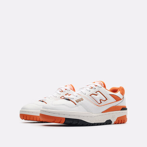 фото Кроссовки new balance, размер 36ru, белый, оранжевый