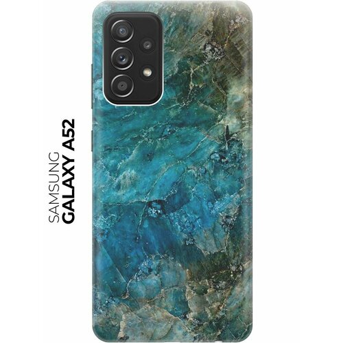 RE: PA Чехол - накладка ArtColor для Samsung Galaxy A52 с принтом Синий мрамор re pa чехол накладка artcolor для samsung galaxy a52 с принтом винтажные розы