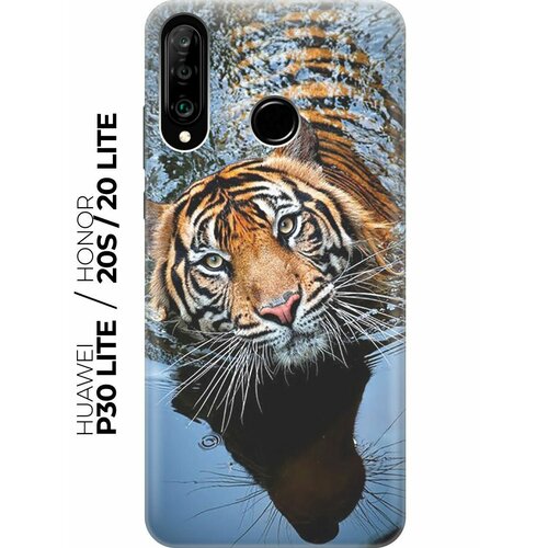 RE: PA Чехол - накладка ArtColor для Huawei P30 Lite / Honor 20S / Honor 20 Lite с принтом Тигр купается re pa чехол накладка artcolor для honor 10x lite с принтом тигр купается