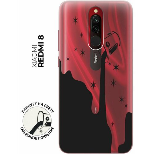 Силиконовый чехол с принтом Magic Paint для Xiaomi Redmi 8 / Сяоми Редми 8 силиконовый чехол с принтом magic paint для xiaomi redmi 10 сяоми редми 10