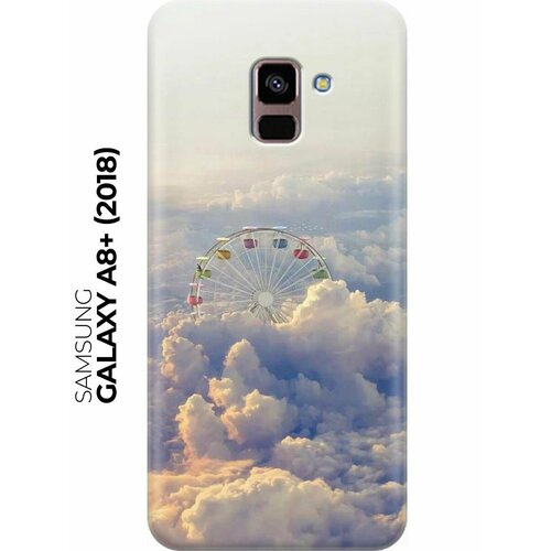 RE: PA Накладка Transparent для Samsung Galaxy A8+ (2018) с принтом Колесо обозрения в облаках жидкий чехол с блестками lomdon колесо обозрения на samsung galaxy a8 самсунг галакси а8 плюс 2018