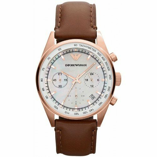 фото Наручные часы emporio armani, коричневый