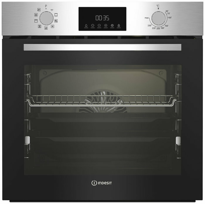 Духовой шкаф Indesit IFE 3841 JC IX, нержавеющая сталь . - фотография № 3