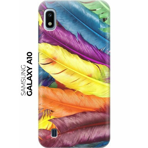 RE: PA Накладка Transparent для Samsung Galaxy A10 с принтом Разноцветные перья re pa накладка transparent для samsung galaxy s20 ultra с принтом разноцветные перья
