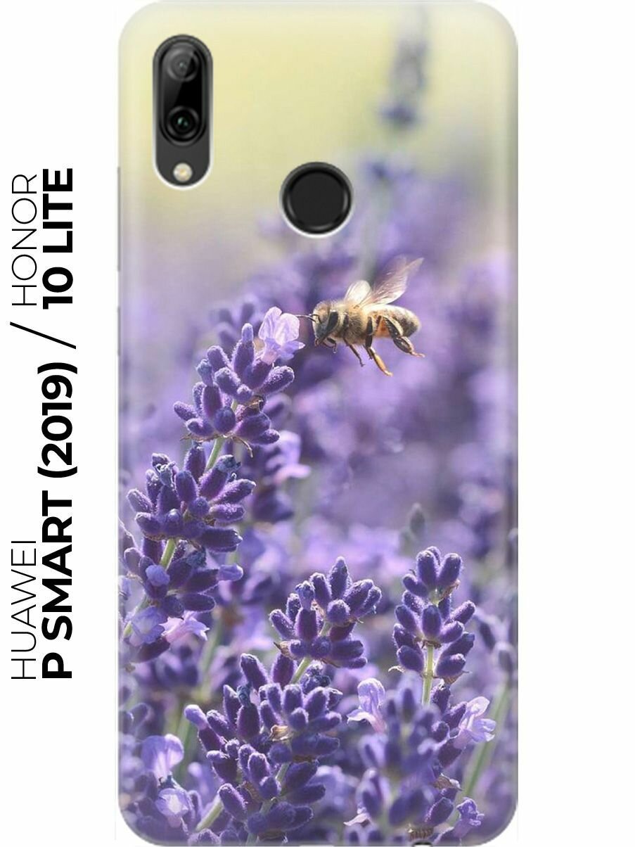 RE: PA Накладка Transparent для Huawei P Smart (2019) / Honor 10 Lite с принтом "Пчела и цветок"
