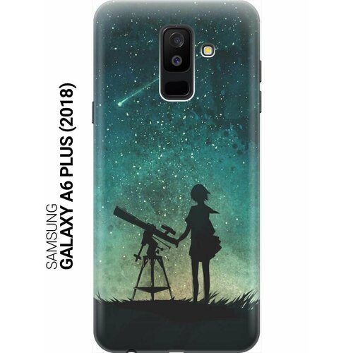 GOSSO Ультратонкий силиконовый чехол-накладка для Samsung Galaxy A6 Plus (2018) с принтом Загадай желание gosso ультратонкий силиконовый чехол накладка для samsung galaxy a5 2017 с принтом загадай желание