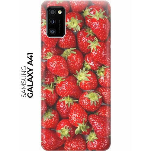 RE: PA Накладка Transparent для Samsung Galaxy A41 с принтом Клубника re pa накладка transparent для samsung galaxy s8 с принтом клубника