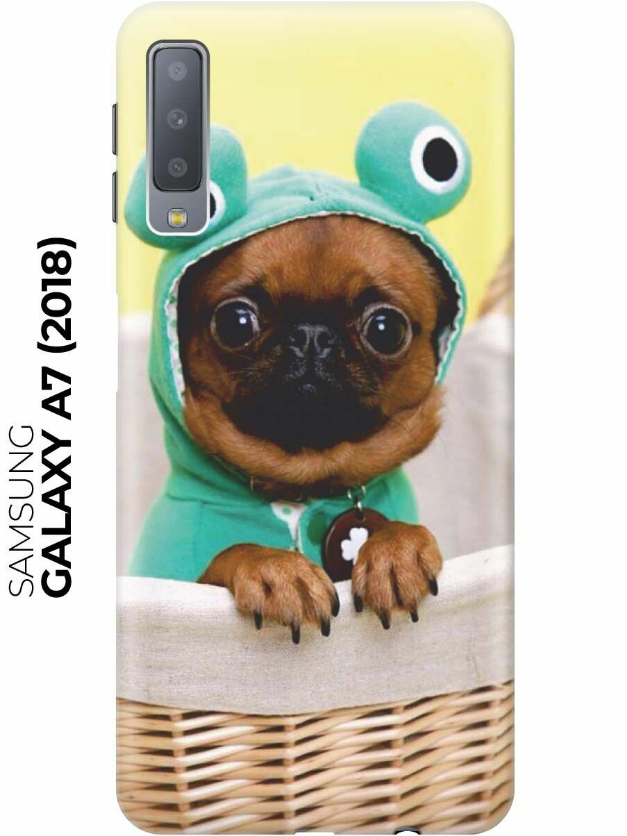 RE: PAЧехол - накладка ArtColor для Samsung Galaxy A7 (2018) с принтом "Собака в смешной шапке"