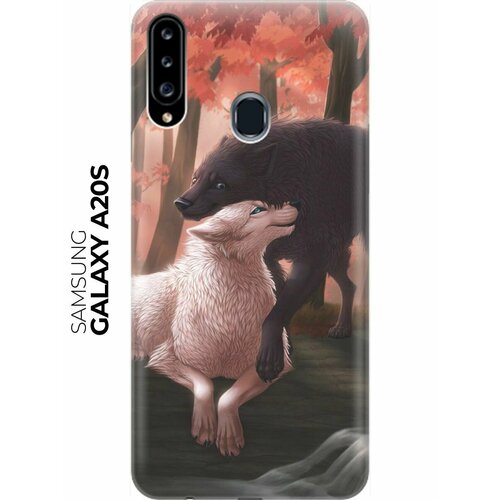 RE: PA Накладка Transparent для Samsung Galaxy A20s с принтом Влюбленные волки re pa накладка transparent для samsung galaxy m21 m30s с принтом влюбленные волки