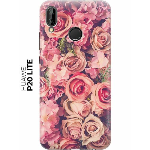 RE: PAЧехол - накладка ArtColor для Huawei P20 Lite с принтом Розовый куст re paчехол накладка artcolor для huawei mate 20 с принтом розовый куст