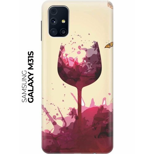 Чехол - накладка ArtColor для Samsung Galaxy M31S с принтом Летнее вино чехол накладка artcolor для samsung galaxy s20 с принтом летнее вино