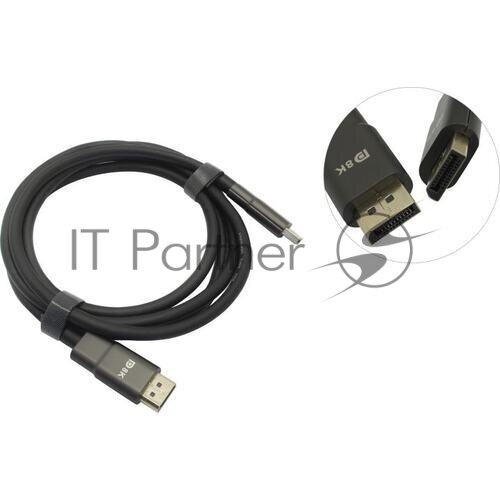 Кабель соединительный DISPLAY PORT v1.4, 8K@60Hz, 2m iOpen (Aopen/Qust)<ACG633-2M> VCOM Кабель AOpen/Qust DisplayPort (m)/DisplayPort (m) - 2 м (ACG633-2M) - фото №17