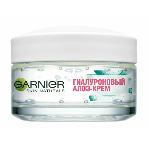 Алоэ-гель для лица Garnier Skin Naturals гиалуроновый, ночной, 50 мл