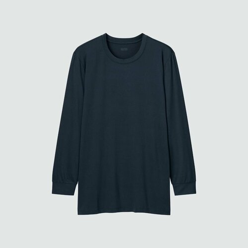 Термобелье верх Uniqlo, размер XS, синий термобелье лонгслив uniqlo размер 3xl зеленый