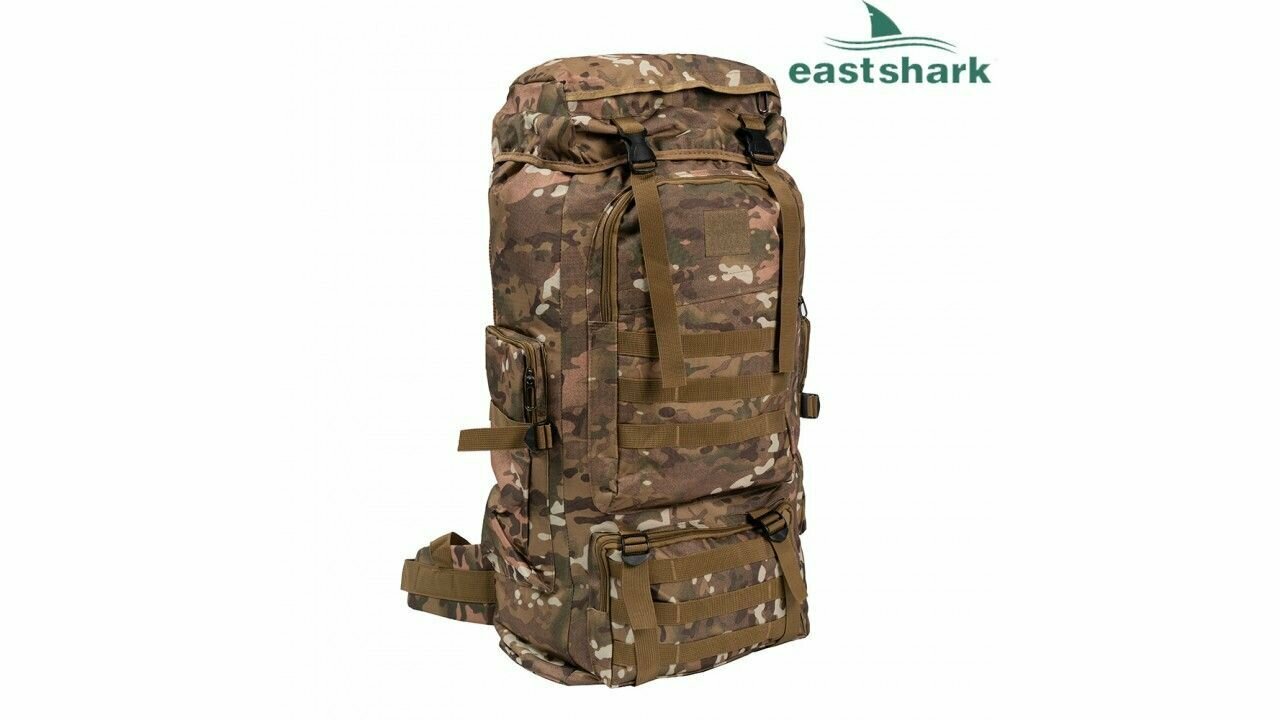 Рюкзак EastShark ES-909 70L камуфляж, для туризма и охоты