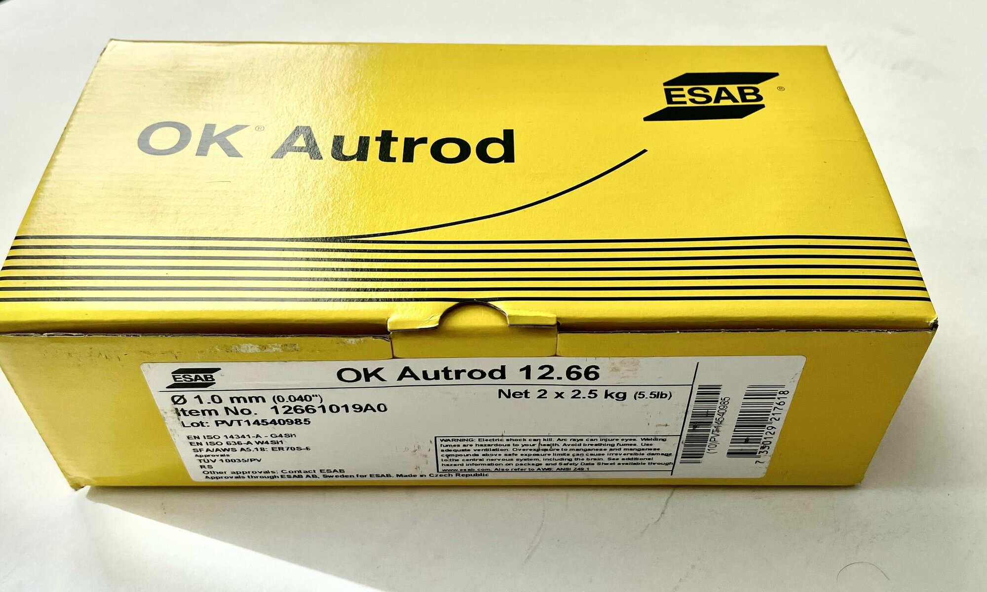 фото Сварочная проволока ESAB OK Autrod 12.66 диам. 1,0мм (2,5кг)