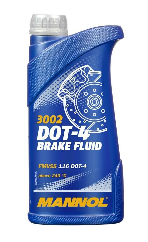 Жидкость тормозная MANNOL 0,455л DOT 4 Brake Fluid