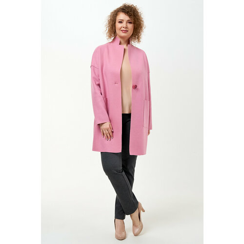 Пальто Olsi, размер 54, розовый
