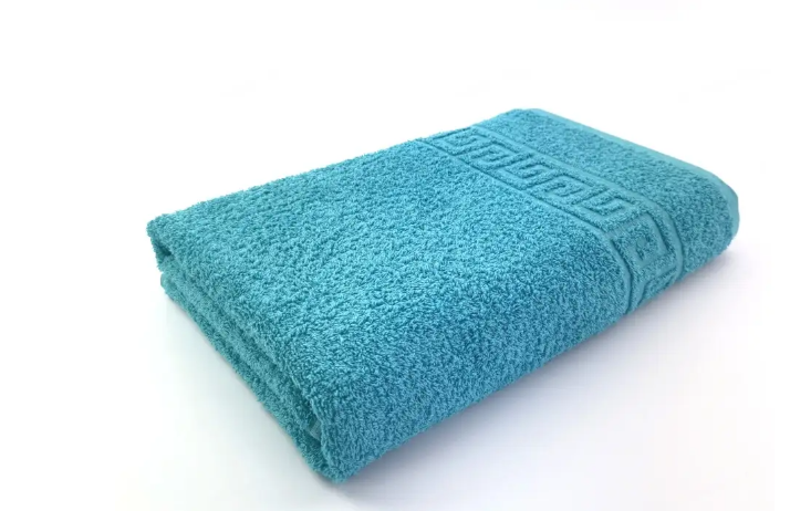 Полотенце банное, махровое полотенце для ванны 70х140 см. хлопок 100% "Ашхабадский текстильный комплекс" Морской - фотография № 1