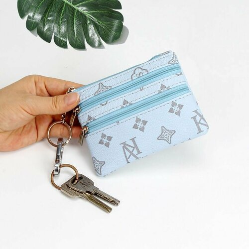 Кошелек YUMA, фактура гладкая, голубой