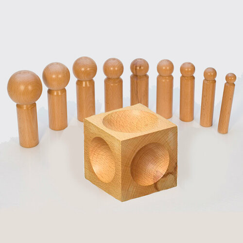 Анка-куб ювелирная деревянная с пунзелями