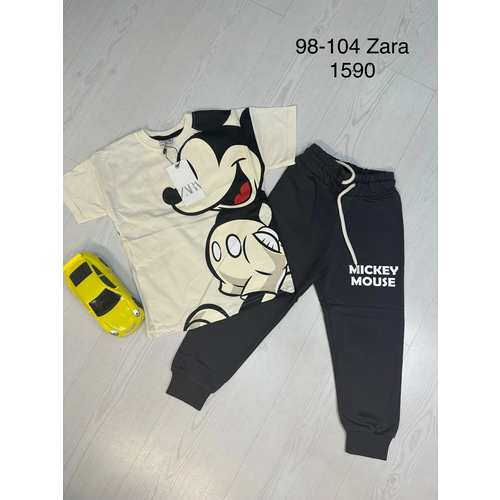 Комплект одежды Zara, размер 98/104-56, серый, бежевый