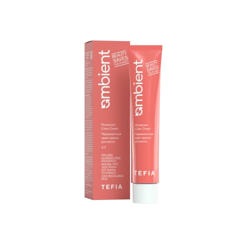 Tefia Ambient Permanent Color Cream Blue Крем-краска для волос перманентная корректор синий 60 мл модное окрашивание 427₽