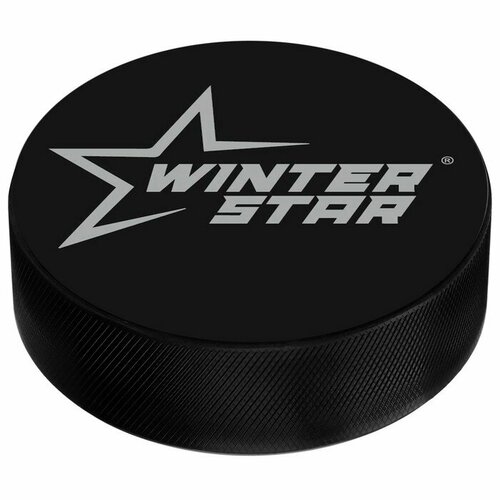 Winter Star Шайба хоккейная Winter Star, подростковая, d=6 см