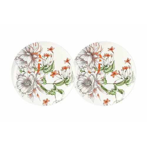 Тарелки обеденные 2 шт Maxwell Williams Тропические цветы фарфоровые 275 см 2706₽