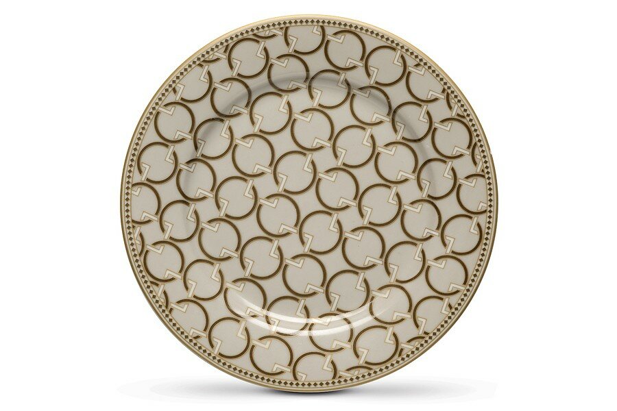 Тарелка закусочная Deco, 19,5 см, бежевая (Pozzi Milano 1876)