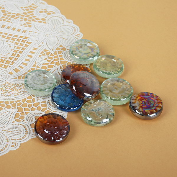 фото Декор стекло "Солнышко", 2 шт.