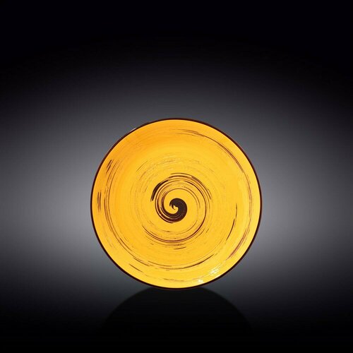 Тарелка десертная Spiral Yellow 18 см. Wilmax