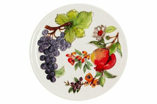 Тарелка обеденная, керамическая Home & Style, Tutti Frutti, 29 см