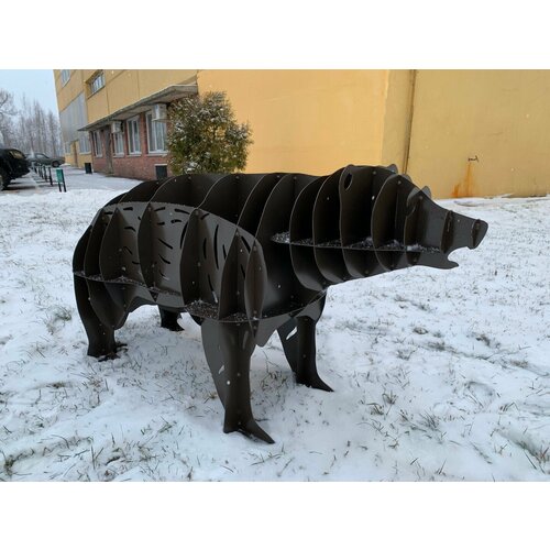 Медведь из металла (декор)