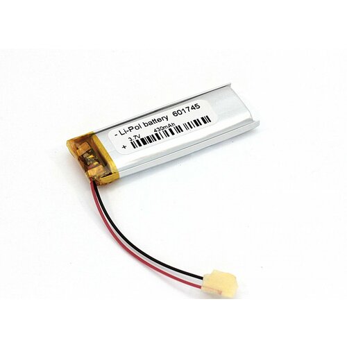 Аккумулятор Li-Pol (батарея) 6x17x45mm 2pin 3.7V/430mAh