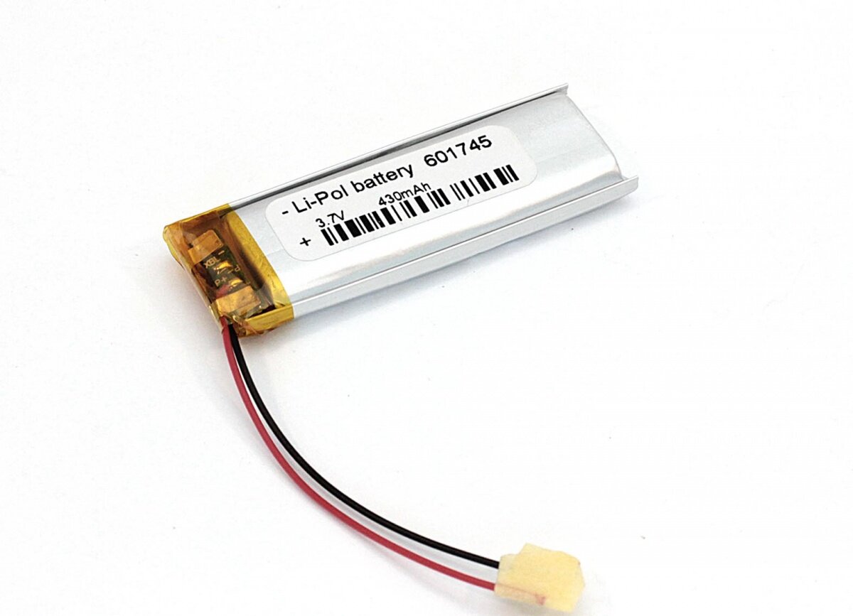 Аккумулятор Li-Pol (батарея) 6x17x45mm 2pin 3.7V/430mAh